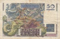 France 50 Francs Leverrier - 08-04-1948 - Serial V.109