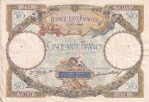 France 50 Francs Luc Olivier Merson - 18-05-1929 - Serial T.4117 - Fay.15.03