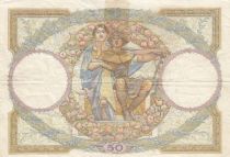 France 50 Francs Luc Olivier Merson modified - 02-07-1931 - Serial H.8482