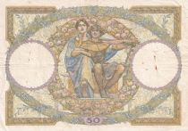 France 50 Francs Luc Olivier Merson modified - 10-03-1932 - Serial E.9999 - Fay.16.03