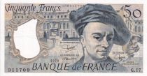 France 50 Francs Quentin de la Tour - 1979 Serial G.17