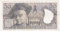 France 50 Francs Quentin de la Tour - Serial V.9 - 1977 - P152a