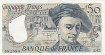 France 50 Francs Quentin de la Tour - SerialJ.42 - 1985