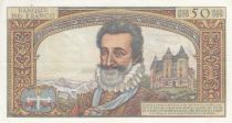 France 50 NF - Henri IV - 03-09-1959 - Serial O.25