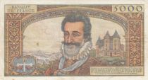 France 50 NF sur 5000 Francs - Henri IV - 30-10-1958 - Serial Y.93