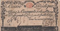 France 50 sols - Patriotic fund of Paris - 14-07-1791