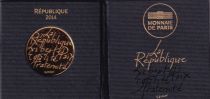 France 500 Euro Or - Republic - 2014 - UNC - GOLD