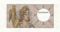 France 500 Francs - Athena - Echantillon Echantillon 1250 - Type Pascal