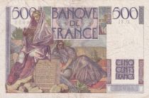 France 500 Francs - Chateaubriand - 07-11-1945 - Serial U.41 - F.34.03