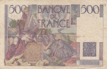 France 500 Francs - Chateaubriand - 19-07-1945 - Serial V.21