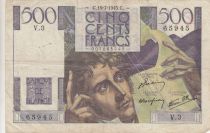 France 500 Francs - Chateaubriand - 19-07-1945 - Serial V.3