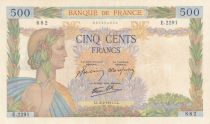 France 500 Francs - La Paix - 06-02-1941 - Série E.2291