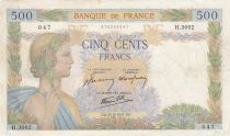 France 500 Francs - La Paix - 21-05-1941 - Série H.3002