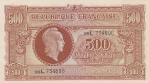 France 500 Francs - Marianne  - 1945 - Serial 66L