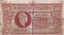 France 500 Francs - Marianne - 1945 - Letter L - P.106