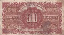 France 500 Francs - Marianne - 1945 - Letter L - P.106