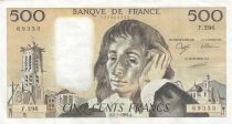 France 500 Francs - Pascal - 02-03-1989 - Serial F.296