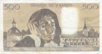 France 500 francs - Pascal - 02-06-1983 - Serial X.186