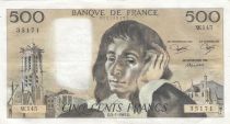 France 500 francs - Pascal - 02-07-1981 - Serial W.145