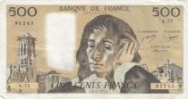 France 500 francs - Pascal - 03-02-1977 - Serial A.73