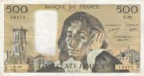 France 500 francs - Pascal - 03-02-1977 - Serial K.69