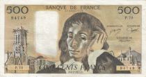 France 500 francs - Pascal - 03-02-1977 - Serial P.70