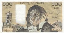 France 500 francs - Pascal - 03-04-1980 - Serial D.113