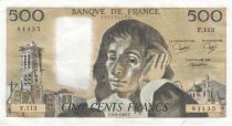 France 500 francs - Pascal - 03-04-1980 - Serial F.113