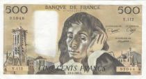 France 500 francs - Pascal - 03-04-1980 - Serial Y.112