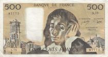 France 500 francs - Pascal - 03-11-1977 - Serial S.79