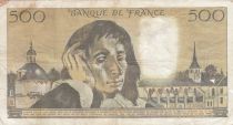 France 500 francs - Pascal - 03-11-1977 - Serial Z.92