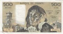 France 500 Francs - Pascal - 04-06-1981 - Serial J.141