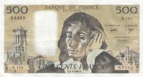 France 500 francs - Pascal - 04-09-1980 - Serial N.124