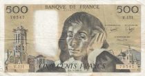 France 500 francs - Pascal - 04-09-1980 - Serial V.121