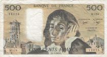 France 500 francs - Pascal - 04-09-1980 - Serial W.124