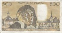 France 500 francs - Pascal - 04-11-1976 - Serial M.66