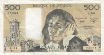 France 500 francs - Pascal - 05-08-1982 - Serial S.164