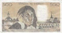 France 500 francs - Pascal - 05-08-1982 - Serial V.159