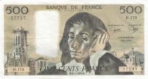 France 500 francs - Pascal - 06-01-1983 - Serial H.178