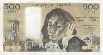 France 500 francs - Pascal - 06-01-1983 - Serial Z.175