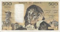 France 500 francs - Pascal - 06-11-1975 - Serial C.55