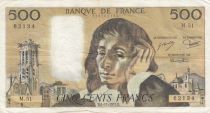 France 500 francs - Pascal - 06-11-1975 - Serial M.51