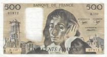 France 500 francs - Pascal - 07-01-1982 - Serial H.153