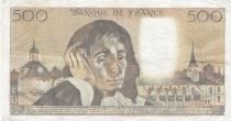 France 500 francs - Pascal - 07-01-1982 - Serial M.147