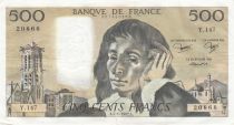 France 500 francs - Pascal - 07-01-1982 - Serial Y.147