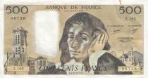 France 500 francs - Pascal - 07-06-1979 - Serial S.99