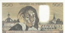 France 500 Francs - Pascal - 08-01-1981 -  Serial U.129