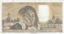 France 500 francs - Pascal - 08-01-1981 - Serial F.134