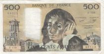 France 500 francs - Pascal - 08-01-1981 - Serial R.129