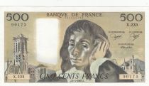 France 500 Francs - Pascal - St Jacques Tower - 03-04-1985 - Serial X.233